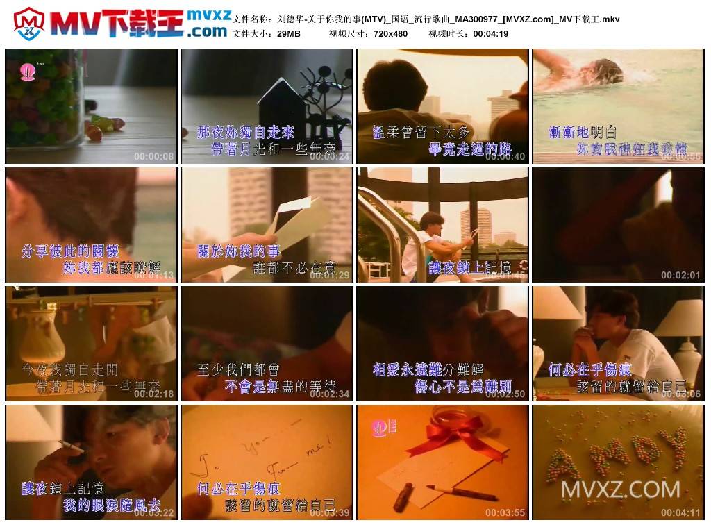刘德华-关于你我的事(MTV)_国语_流行歌曲_MA300977
